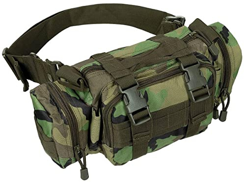 Max-Fuchs Max Fuchs Unisex – Erwachsene Hüft-U. Schultertragetasche-30703T Schultertragetasche, Woodland, L
