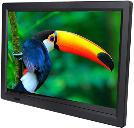 Elprico TV Digital de 14 Pulgadas, TV LED Portátil de Alta Sensibilidad, Televisión Analógica Pequeña Recargable con Teléfono Móvil para el Hogar, Automóvil, Viajes Al Aire Libre para Acampar