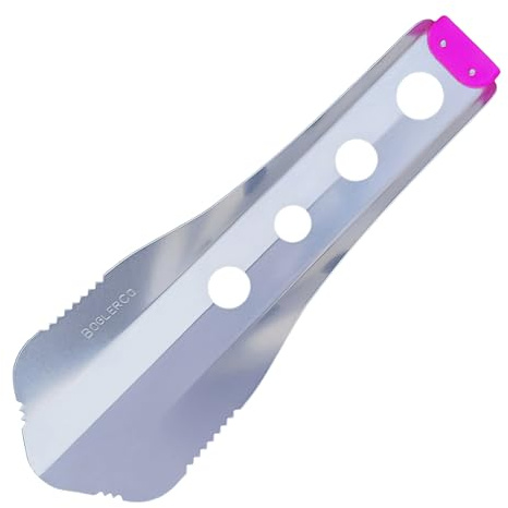 BoglerCo ultralätt spackelspade för ryggsäck, 0,48 oz (13,5 g) (Purple)