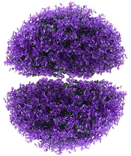 Homoyoyo Eucalyptus Grass Ball Artificial Plants Indoor House Plants Artificial Artificial Outdoor Plants Artificial Plant Topiary Balls Garden Party Supplies Artificial Boxwood Balls Round