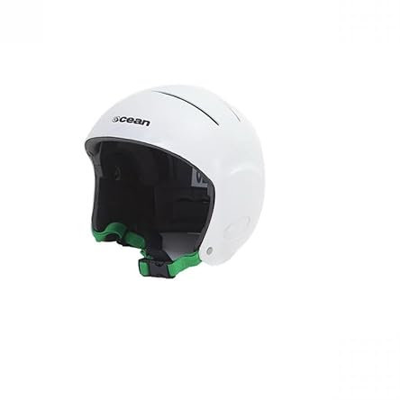 OCEAN Rhino Kitesurf- und Wassersport-Helm, Unisex, Weiß, S/M (540 mm - 575 mm)