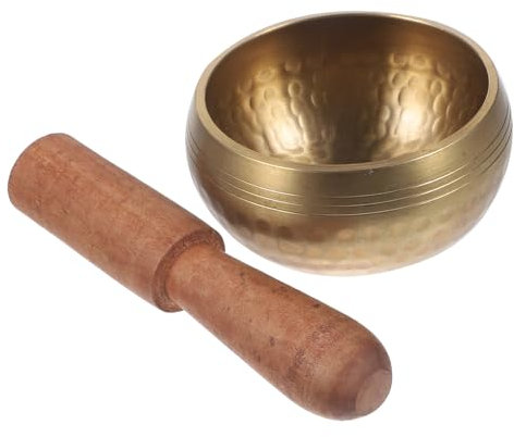 ABOOFAN Cuenco de de cuenco cuenco budista de sonido de cuenco zen de golpeteo manual de fuente de nepal
