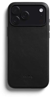 Bellroy Phone Case for iPhone 17 Pro Max (leather phone case) - Black
