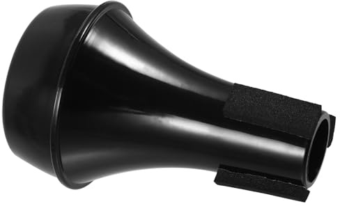 BESPORTBLE Sordina Volume Silenziatore e Tromba Nero per Plastica in Effetto che Riduce Esercitarsi Casa e Performance Leggere