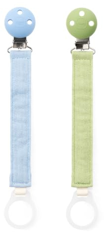 MAM Clip, 0+ mois, 2 pièces, bleu/vert