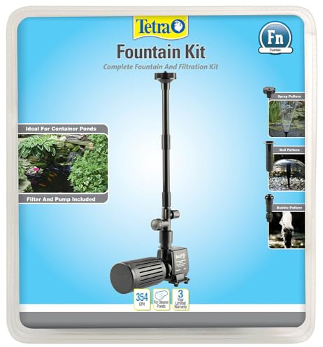 TetraPond 26594 FK3 Filtration Fountain Kits, Under 100 Gallons