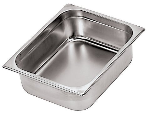 PADERNO 14105-15, Bacinella Serie Gastronorm in Acciaio Inox, 32X26,5 cm