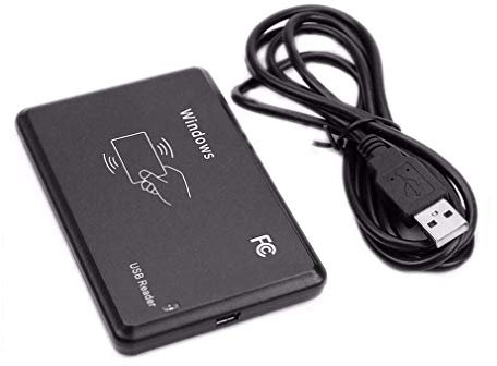 Hailege 125Khz EM4100 USB RFID ID Lettore di schede Lettore di carte magnetiche Plug and Play Leggi i 10 migliori bit digitali con cavo USB