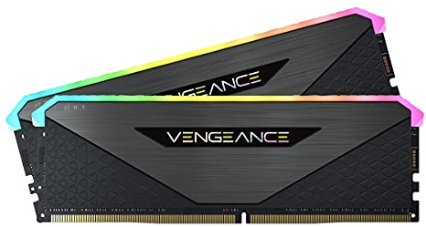 Corsair Vengeance RGB RT 32 GB (2 x 16 GB), DDR4 3200MHz C16 Memoria per Desktop, Illuminazione RGB Dinamica, Ottimizzato per AMD 300/400/500 Series, Compatibile con Intel 300/400/500 Series, Nero