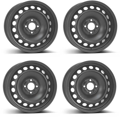 4x Alcar Llantas de acero 4-8715 6.5Jx15 ET45 4x100 compatible con Renault Megane Scenic