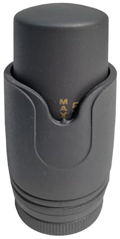 Myhomeware Thermostatic Radiator Heads 1pcs - Modern TRV Head Radiator Valve Thermostatic Radiator Valve Thermostatic Valve Head M30x1.5 Radiator Valves (Anthracite Grey)