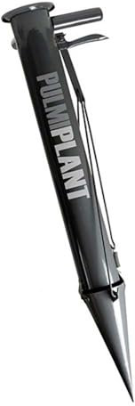 Kamikaze Plantadora Manual para Bulbos y Verduras. Doble Asa con Punta Reforzada. Plantador Fácil de Usar Mecanismo de Liberación Automática. Acero Ultra Robusto y Ligero con Pintura EPOXY