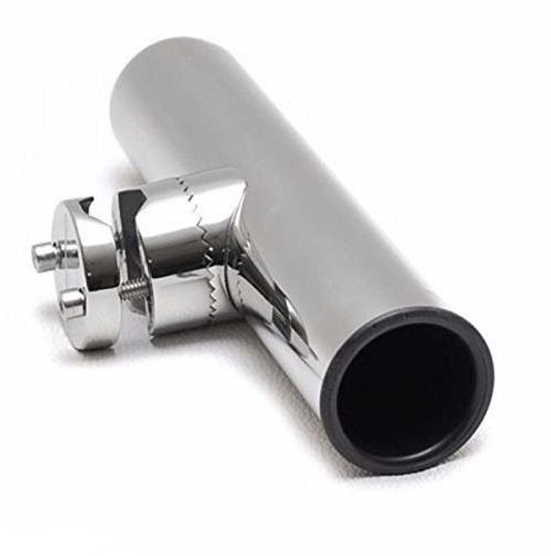 FreeTec Edelstahl Angelrutenhalter Rotierbar Rutenhalter für Rails 25mm bis 32mm