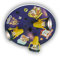 Niermann Standby Strahler Blumenwiese, rosa3 x GU10, max. 35 Watt, Made in Germany, verstellbare Strahler, Spots, Kinderleuchte, Kinderlampe (Paw Patrol)