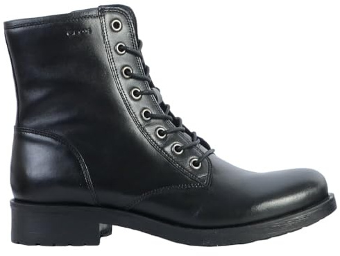 Geox D Rawelle A, Botines Mujer, Black, 35 EU