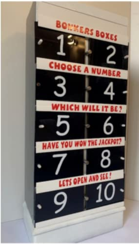 10 DOOR OPEN THE BOX GAME FOR PUB QUIZ NIGHTS FUNDRAISING ETC