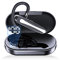 Hsility Bluetooth Earpiece V5.3 USB-C Charge Waterproof Phone Headset for Trucker (With Case)