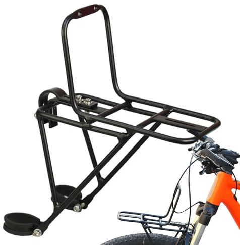 Portaequipajes delantero para bicicleta, portabicicletas multifuncional, portabicicletas delantero, aleación de aluminio, portaequipajes delantero de montaña, bicicletas de carreras, bicicletas