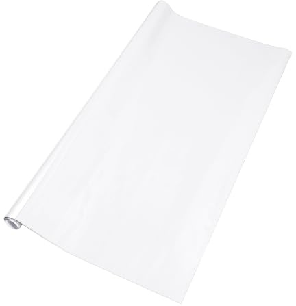 TUCKBOLD Vit skyddande bilfilm 3 fot x 60 tum yttre interiör vinylhölje 5,5 mil 1 st PVC universal