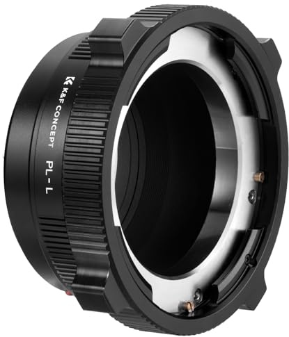 K&F CONCEPT PL-L Mount-Objektivadapter, kompatibel mit PL Objektivkonverter für L Mount Kameras