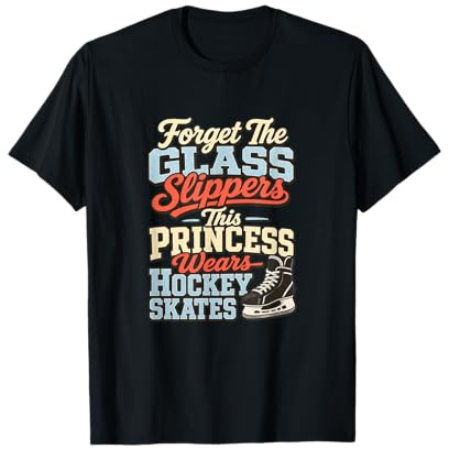 Princesa Viste Patines de Hockey sobre Hielo Humor Camiseta