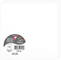 Clairefontaine 2816C Pack of 25 Double Cards Square Format 13.5x13.5cm 210g/m² White Event Correspondence Invitation Cards Pollen Range Smooth Premium Paper