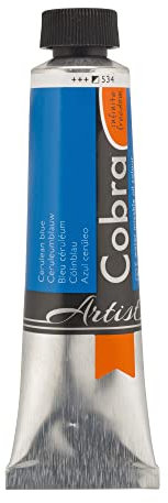 Cobra Talens wassermischbare Ölfarben, 40 ml, 534 Coelinblau