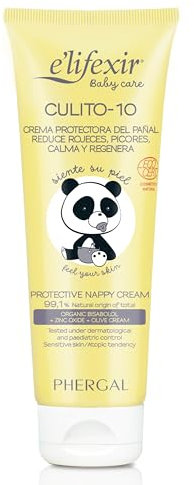 Elifexir Baby Care | Culito 10 - Windelcreme | Reduziert Rötungen, Juckreiz, Isoliert Feuchtigkeit | Spendet Feuchtigkeit, Beruhigt | Zinkoxid | 99% Natürliche Inhaltsstoffe | Hypoallergen - 75ml