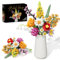 Flowers Bouquet Building Set for Adult, 1070PCS Artificial Plant Icons Flower Kit Toy for Kids Women Her, Botanical Collection Home Decor Gift for Birthday, Valentine's Day, Christmas (No Vase)