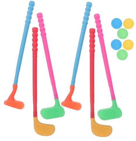 COSMEVIVI 2 Sätze Golfclubs Kinder Verstellbarer Golfschläger Golfsport-Spielzeug Golfspieler Kuschelgolf outdoorspielzeug Outdoor Spielzeug Golf passt Spielzeug Golfspiel Spielzeug Plastik