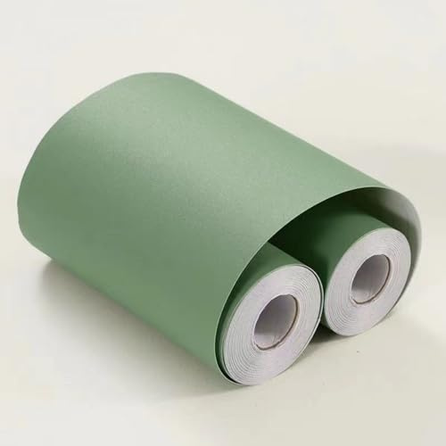 VisitRyl Bordi per Carta da Parati Adesivi Finitura smerigliata verde chiaro 15cm X 1000cm Design Decorativo