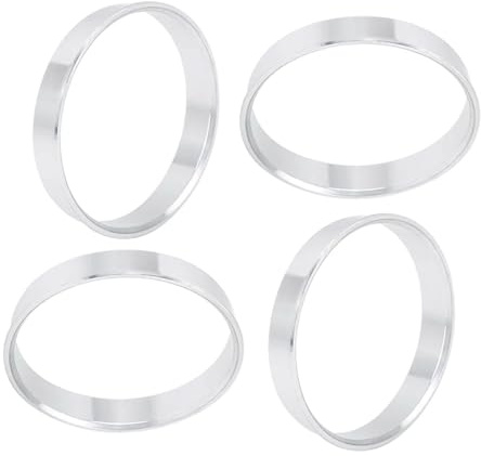 IGTOPS Lot de 4 anneaux de centrage de jantes en aluminium pour voiture, bagues de centrage de moyeu en alliage d'aluminium entretoises de perçage de roue (73,1-65,1mm)