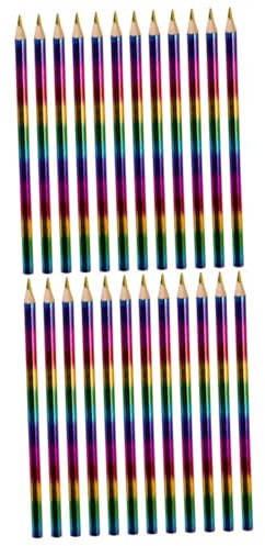 HOMSFOU 2 Series Lápices De Lápiz De Color Lápices De Pintura Profesionales Pequeños Dibujando Lapices De Pintura Festivos De Madera 12 Piezas