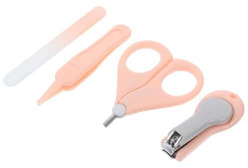 Toddmomy Cortaúñas Portátil Seguro para Kit de Manicura Tijeras para Uñas Cortaúñas para Bebés para Cuidado de Uñas Casa