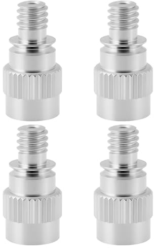 VGOL Adaptador de Válvula Schrader AV A Francés para Bicicleta Schrader A Dunlop (4,8 X 7,5 X 18,5 Mm)
