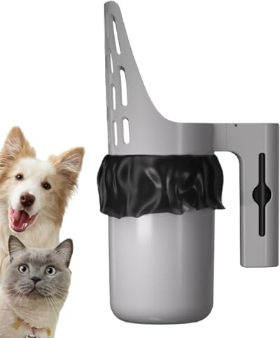 Eventerde Pelle À Litière pour Chat, Pelle À Litière avec Support, Poubelle Portable pour Litière Capacité pour Intérieur Et Extérieur