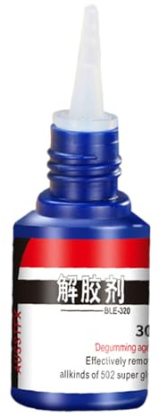 Klebstofflösemittel – 30g Nagelkleberentferner | Schnell Trocknendes Lösemittel für Superkleber | Sprühdosen-Entferner mit Starker Wirkung zum Lösen von Sekundenkleber auf Verschiedenen Oberflächen