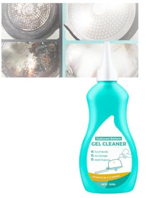 Detergente in gel per il fondo delle pentole, detergente per il fondo delle padelle, detergentes per padelle in acciaio inox, detergentes in gel magico per pentole e padelles (1PCS)