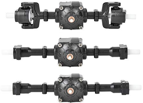 Demeras Eje Delantero de Engranaje RC, Eje de Eje de transmisión 1/16 Piezas de Oruga de Roca de Eje diferencial de Engranaje mejoradas para Coche WPL RC(Gear Rear Axle)