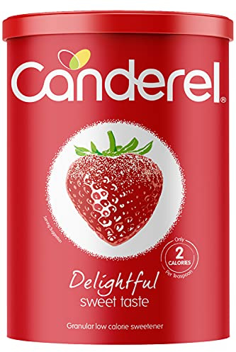 Canderel Granular Sweetener Refill Drum - Low Calorie Sugar Alternative, Vegetarian and Diabetic-Friendly, 500g