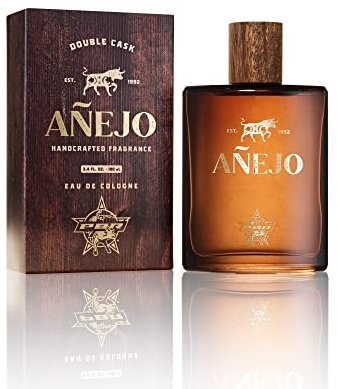 Tru Western PBR Anejo Men’s Cologne Spray for Men, Bright Citrus, Warm Woods & Smoked Amber Notes, 3.4 fl oz (100 ml)