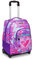 Seven Trolley TRENDY HEART GIRL, 2 in 1, Schulranzen mit Rollen, Rucksack mit Trolleyfunktion für Kinder, ab 1. Klasse, für Schule, Reisen, Mädchen&Jungen, mehrfarbiges Muster