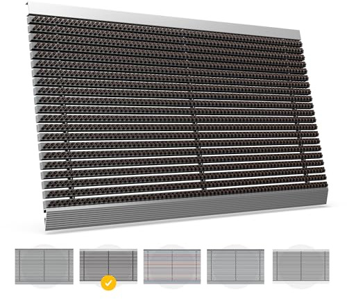 Entrando Fußmatte 40x60 cm - Fußabtreter mit Bürsten für außen, Braun