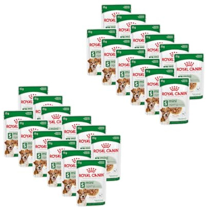 ROYAL CANIN Mini Ageing 12+ | Pack Double | 2 x 12 x 85 g | Aliment Complet pour Chiens Seniors de Petites Races | Peut Aider à Soutenir la santé rénale des Chiens | en Sauce