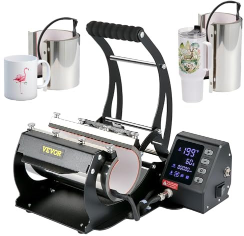 VEVOR Presse à Chaud, Noir, 39,2 x 35,5 x 26 cm