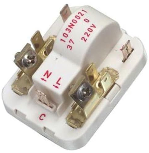 SOS - Accesorio para relé de arranque para frigorífico, congelador 2101049019, 00151055 AEG, ARISTON HOTPOINT, BAUKNECHT, BOSCH, BRANDT, BRU, CONSTRUC
