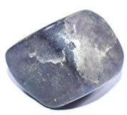 INDIA MADE Piedra de bolsillo de cristal de iolita natural, piedra de bolsillo para meditación de chakras y reiki, B07C7FWPWG