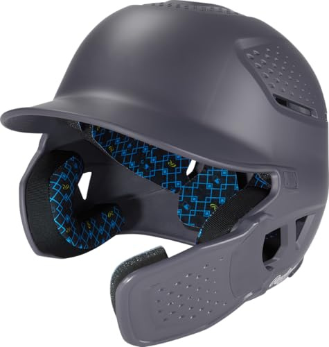Rawlings | RX2 Series Reverse & Adjust Baseball Batting Helmet | Adjustable Face Guard | Junior | Graphite