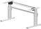 Ergobasis Tischgestell 2 Motoren, elektrisch, stufenlos höhenverstellbar 63-128 cm, breitenverstellbar, ergonomisches Schreibtischgestell, für Tischplatten bis 200x100 cm