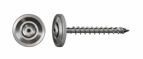 Lot de 80 vis à tête fraisée bombée T-STAR plus T20 4CUT en acier inoxydable A2-4577000450456 4CUT 4,5 x 45 mm